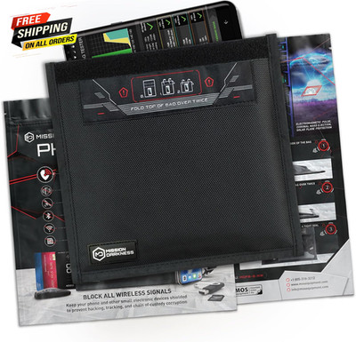 Non-Window Faraday Bag for Phones // Signal Blocking Faraday Cage Prevents  