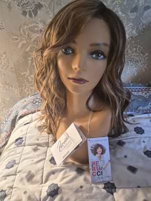 Ellen Wille Arrow Mocca Rooted Lace Front Mono Part Beach Waves Wig, Average Cap
