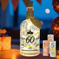 LED Flaschenlicht Geschenk 60. Geburtstag Mit Spruch SchöN Dass Es Dich Gibt