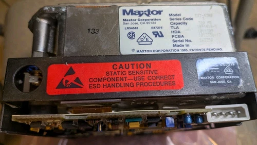 EXT-4380 MAXTOR 319MB ESDI HARD DRIVE UNTESTED 
