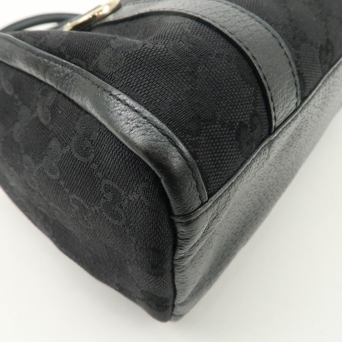 GUCCI Abbey GG Canvas Leather Mini Boston Bag 130942 Authentic Used F/S - Picture 11 of 24