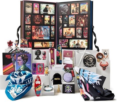 YuMe Netflix Gift Box - 2026 Calendar with 24 Premium Collectibles