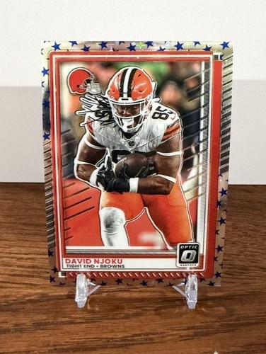 2025 NFL Panini Donruss Optic David Njoku STARS PRIZM Vet Card SSP