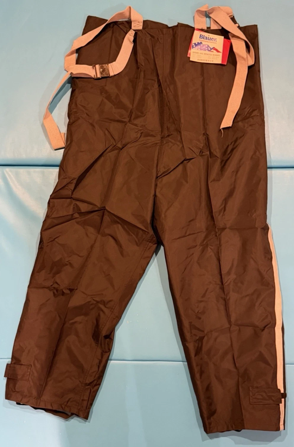 BLAUER Waterproof Rainpants ~ DEFENDER 26951 ~ Black 2XL Reg ~ Police/Motorcycle