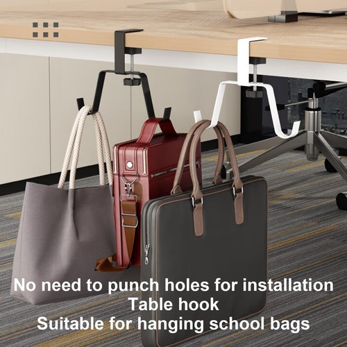 Bag Hook For Table Headphones Clothes Table Hook Space-Saving Portable adorable - Bild 1 von 6