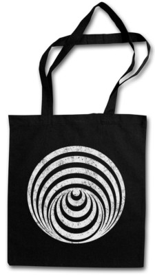 HYPNO CIRCLE I SHOPPER SHOPPING BAG Hypnose Maze Mystic Labyrinth Spiral
