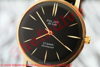 POLJOT De Luxe ПОЛЁТ 2209 Luxury ULTRA slim Russian USSR Costume Beautiful watch