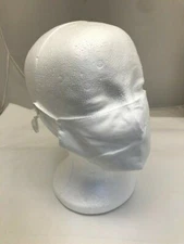 Beautiful plain white adjustable without valve face cover bandana 