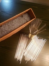 12 Mid - Century Modern 9"  Aluminum Sipping Straws