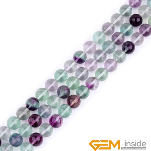 Assorted Round 10mm Smooth Gemstone Loose Beads For Jewellery Making Strand 15'' - Picture 143 of 290