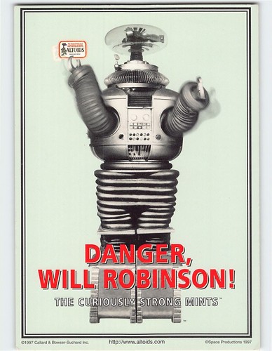 Postcard Danger, Will Robinson! Altoids Advertisement