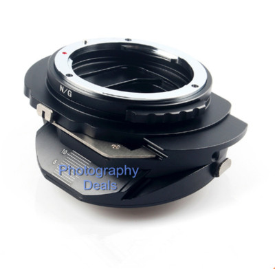Tilt Shift Lens Adapter for Nikon AI G Mount Lens to EF-M M50 M6 M100 M3 Camera