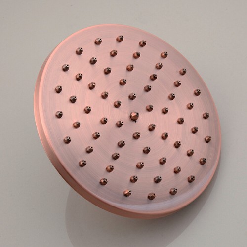 Antique Red Copper 8 inch Round Rainfall Shower Head Bathroom Shower Head - Picture 2 of 5