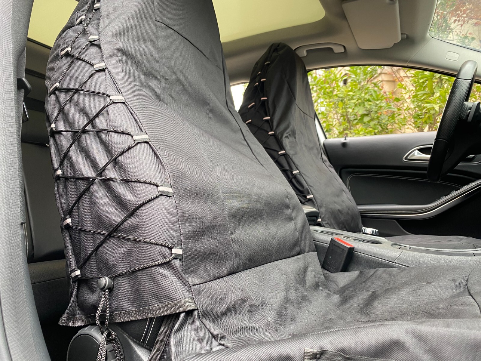 For FORD F350 Car Truck SUV Front Seat covers Black Waterproof Canvas eBay