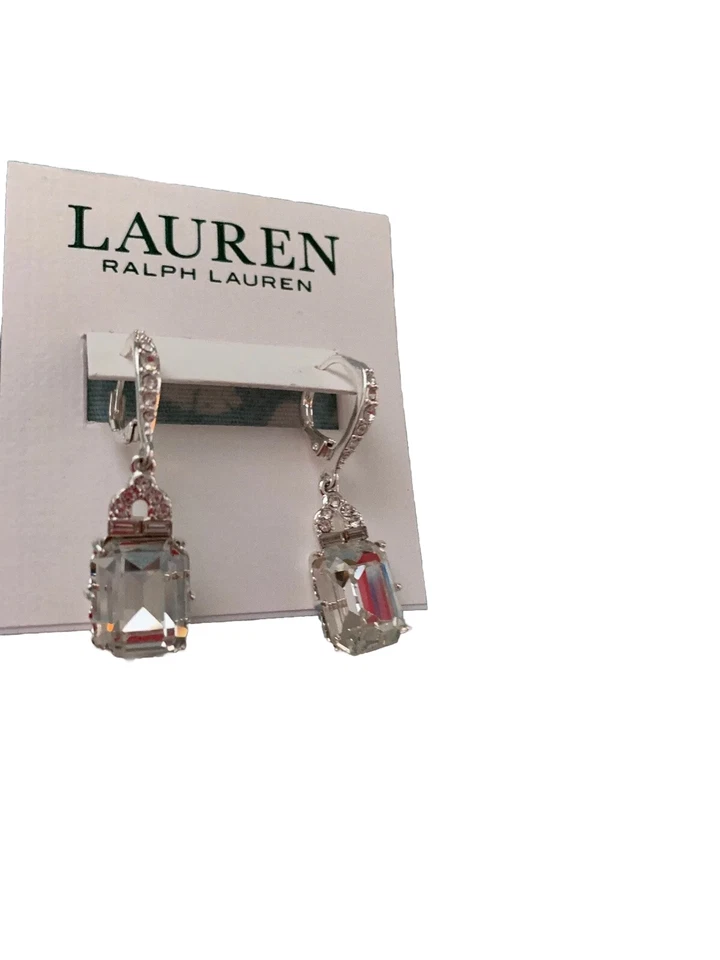 Pendientes Lauren Ralph Lauren tono plata #506 $38 Foto 4 de 4