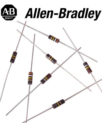 25-Pack Allen-Bradley Carbon Composite Resistors – 1.0 MΩ 1/4W (RCR07G105J)