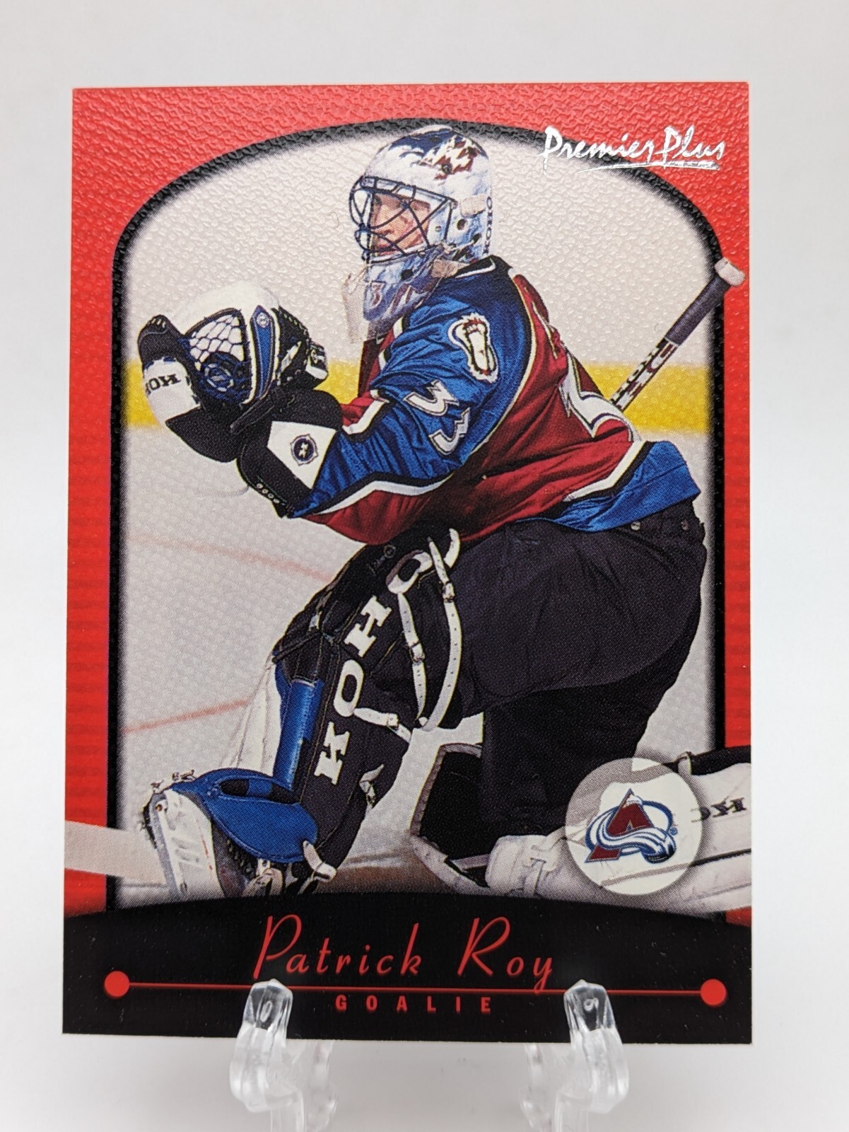 💥 Patrick Roy 2000-01 Topps Premier Plus #8; Red; HOF
