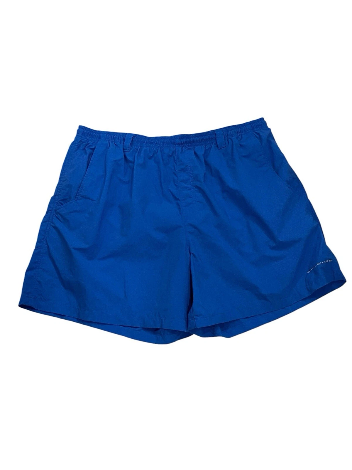 Size XXL Columbia PFG Omni-Shade Drawstring Water Shorts Blue Men Swim Trunks