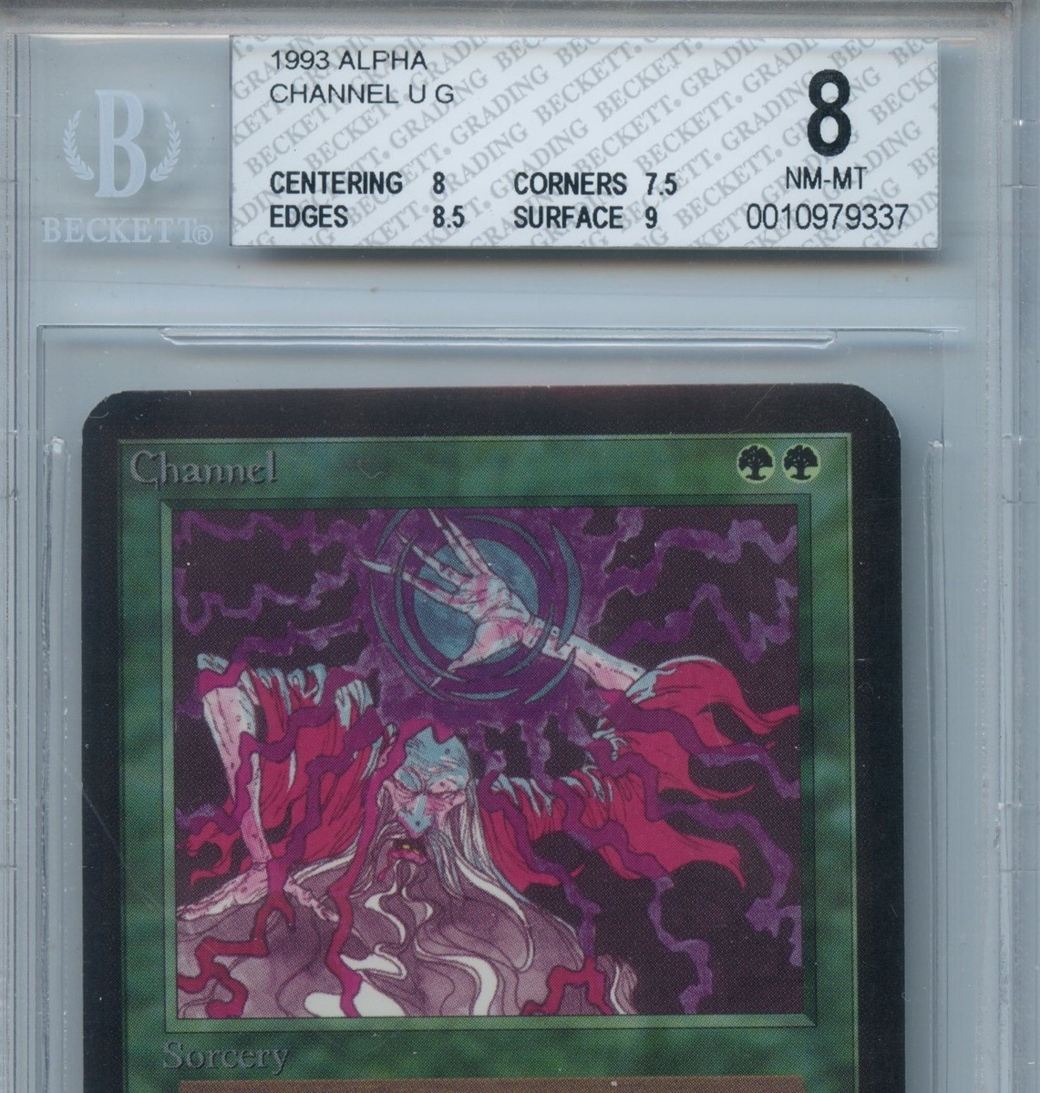【BGS 8.5】MTG  アルファ版 鑑定品 MTG Alpha Wheel of Fortune BGS 8.5 NM-MT+ BAS 10 Signed