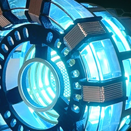 Reactor Lamp,Superhero Lamp, Multi-Color Cute Table Decoration,Tony Iron7240 - Foto 5 di 6