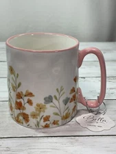 Coffee Mug Bella Field of Flowers - Pink - 12 oz. - 10 Strawberry Street NEW