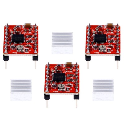 5 Pcs 3D Stumm Motor Drive Controller Board A4988 Stepper Motor