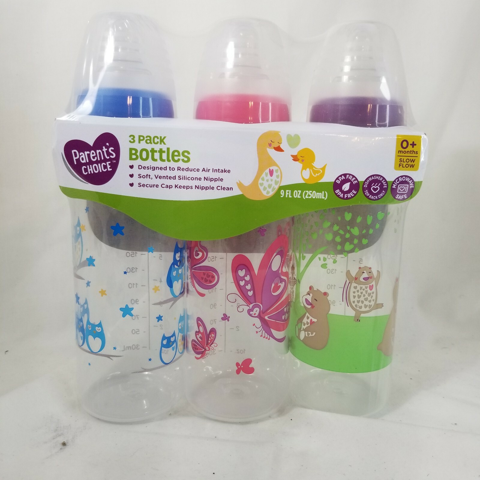 bottles that reduce air intake