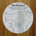 Technics SL-1200Mk6-Mk7/SL-1500C & SL100C Alignment Protractor (Baerwald Design)