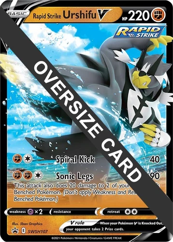 Rapid Strike Urshifu V SWSH107 Jumbo Cards