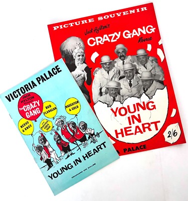 1951-52 CRAZY GANG YOUNG AT HEART SOUVENIR PROGRAMM VICTORIA PALACE