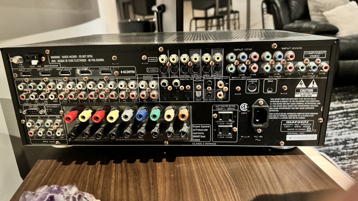 Marantz SR 6003 7.1 Channel 125 Watt Receiver for sale online | eBay