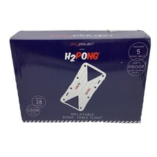 H2PONG Inflatable Beer Pong Raft Includes 5 Ping Pong Balls Floating Pool NIB