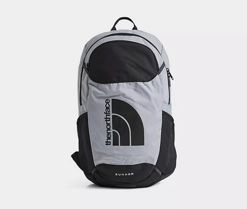 Neu North Face Sunder Rucksack Schule Büchertasche NF0A52T7-001Campus grau/schwarz Neu mit Etikett