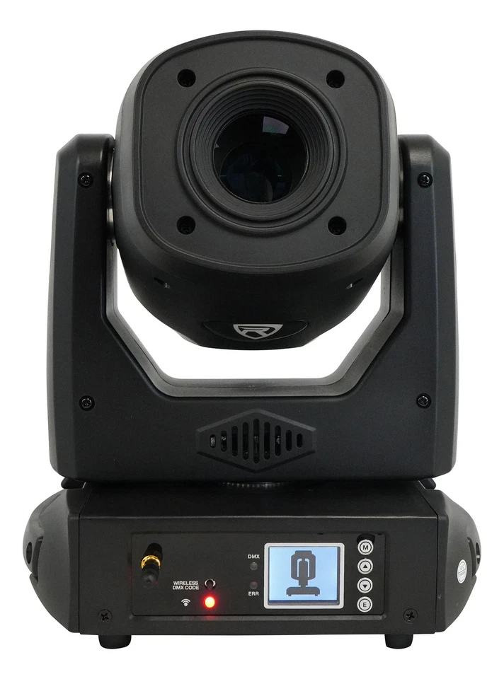 Rockville ROCK SPOT 260W DJ Moving Head Spot/Gobo Light+8 ft. Black Totem Stand - Image 4 of 4