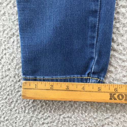 Seven 7 High Rise Skinny Jeans Womens 6 (Actual 30x29) Blue Zip Fly - Picture 9 of 17
