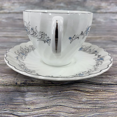 Johnson Brothers Ironstone 'Charmain' Vintage China Teacup and Saucer - Picture 4 of 12