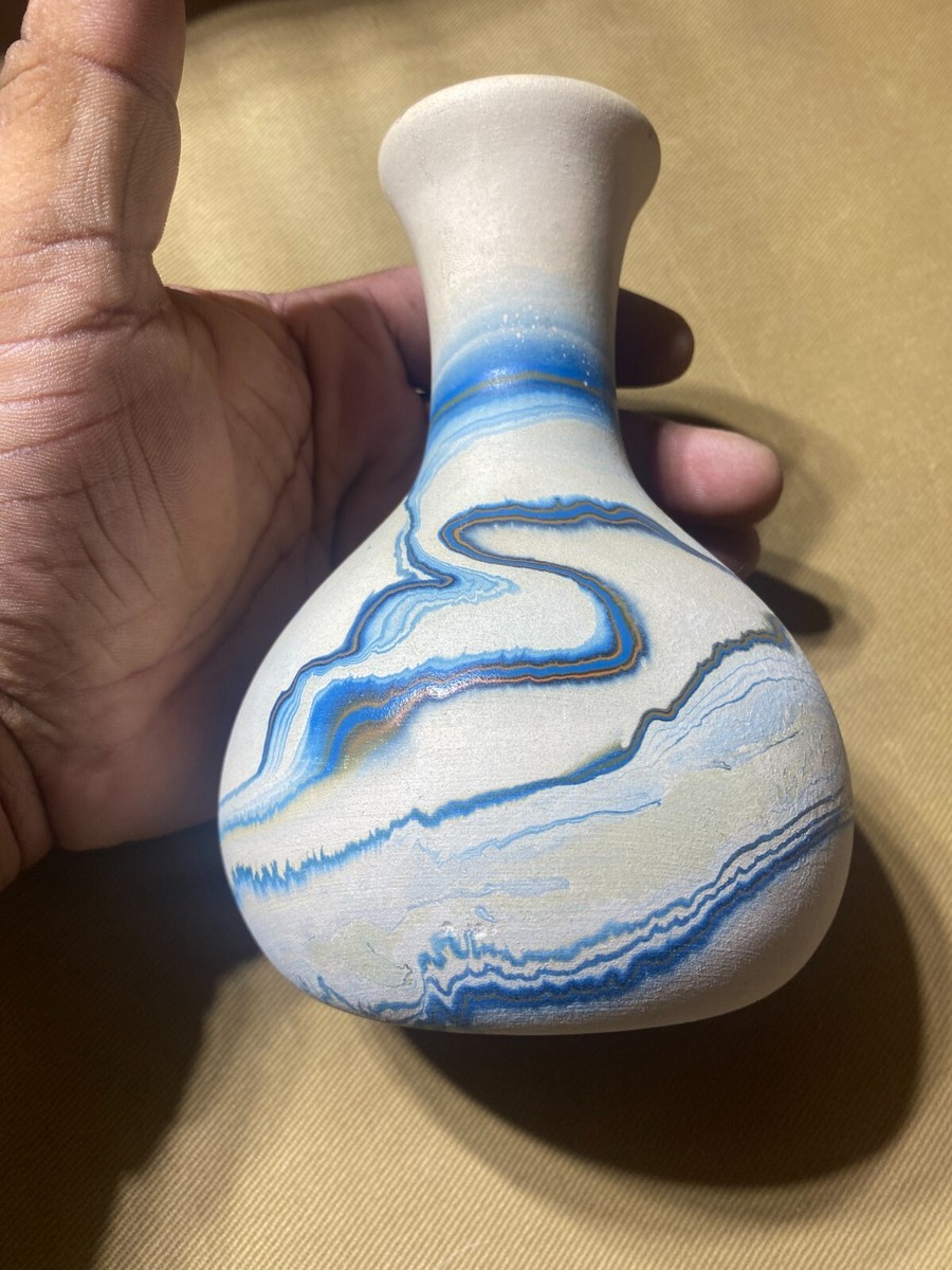 NEMADJI POTTERY made in USA ネマジ アンティーク Vintage Nemadji USA Pottery Native American Multi-Color Pottery