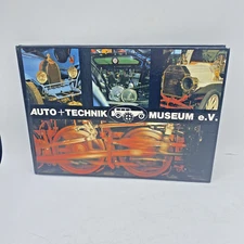Vintage 1980's Auto Technic Museum e.V. Book Sinsheim Kraichgau Germany Signed