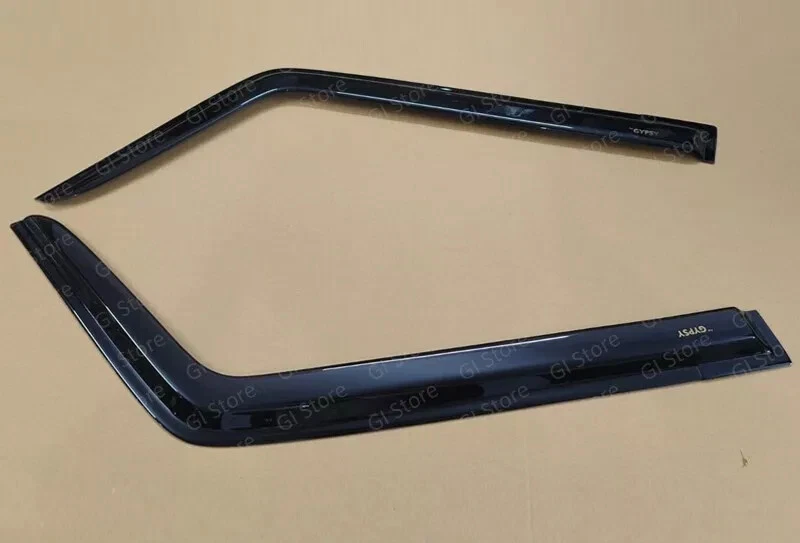 SUZUKI SAMURAI DOOR VISOR WEATHER SHIELD WIND DEFLECTOR UNBREAKABLE (SET Of 2) Foto 3 de 4