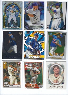 18 MLB Rookies; Shea Langeliers, Tom Murphy Dalton Pompey, Luke Hochevar, Daniel
