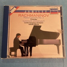 Rachmaninov Concerto No 3 Vladimir Ashkenazy London Symphony Orchestra Previn CD