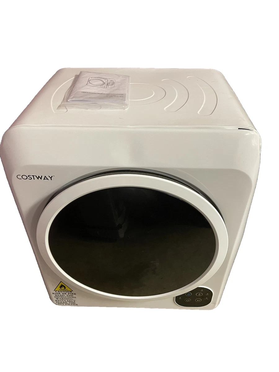 Costway 1700W Portable Clothes Dryer Electric Tumble Laundry Dryer  Stainless Steel Tub 13.2 lbs /3.22 Cu.Ft 