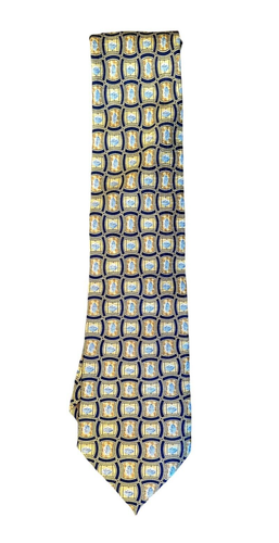 PFIZER VIAGRA LITTLE BLUE PILL PATTERN SILK NECK TIE NECKTIE DRUG REP DR. PROMO - Picture 1 of 5