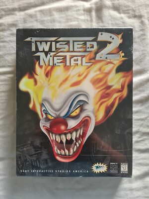 Twisted Metal 2 PC Windows 95 PC CD Brandneu Versiegelt BIG BOX Version
