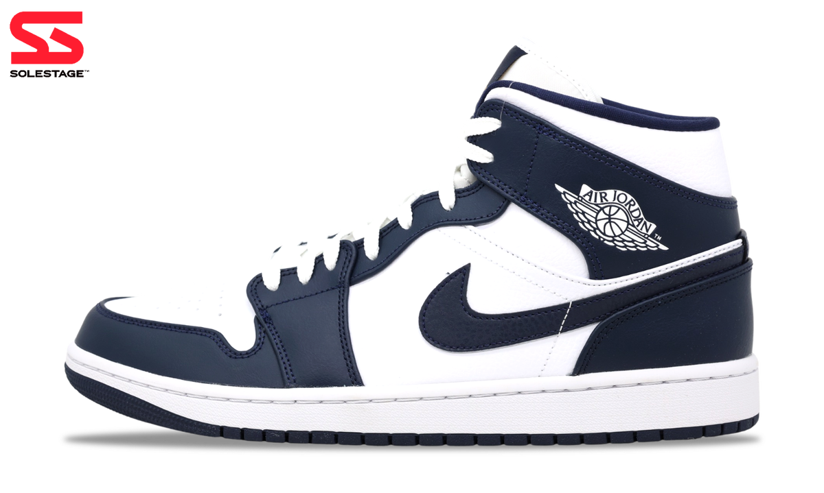 Nike Jordan 1 Mid Obsidian 2019 (554724-174) Men's Size 8-13 Nike Jordan 1 Mid Obsidian 2019 (554724-174) Men's Size 8-13