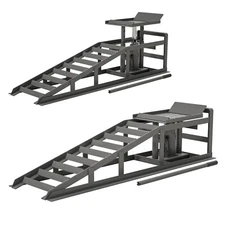 2 Pack Hydraulic Car Ramps 11000 lbs Car Height Vehicle Ramps Hydraulic Lift