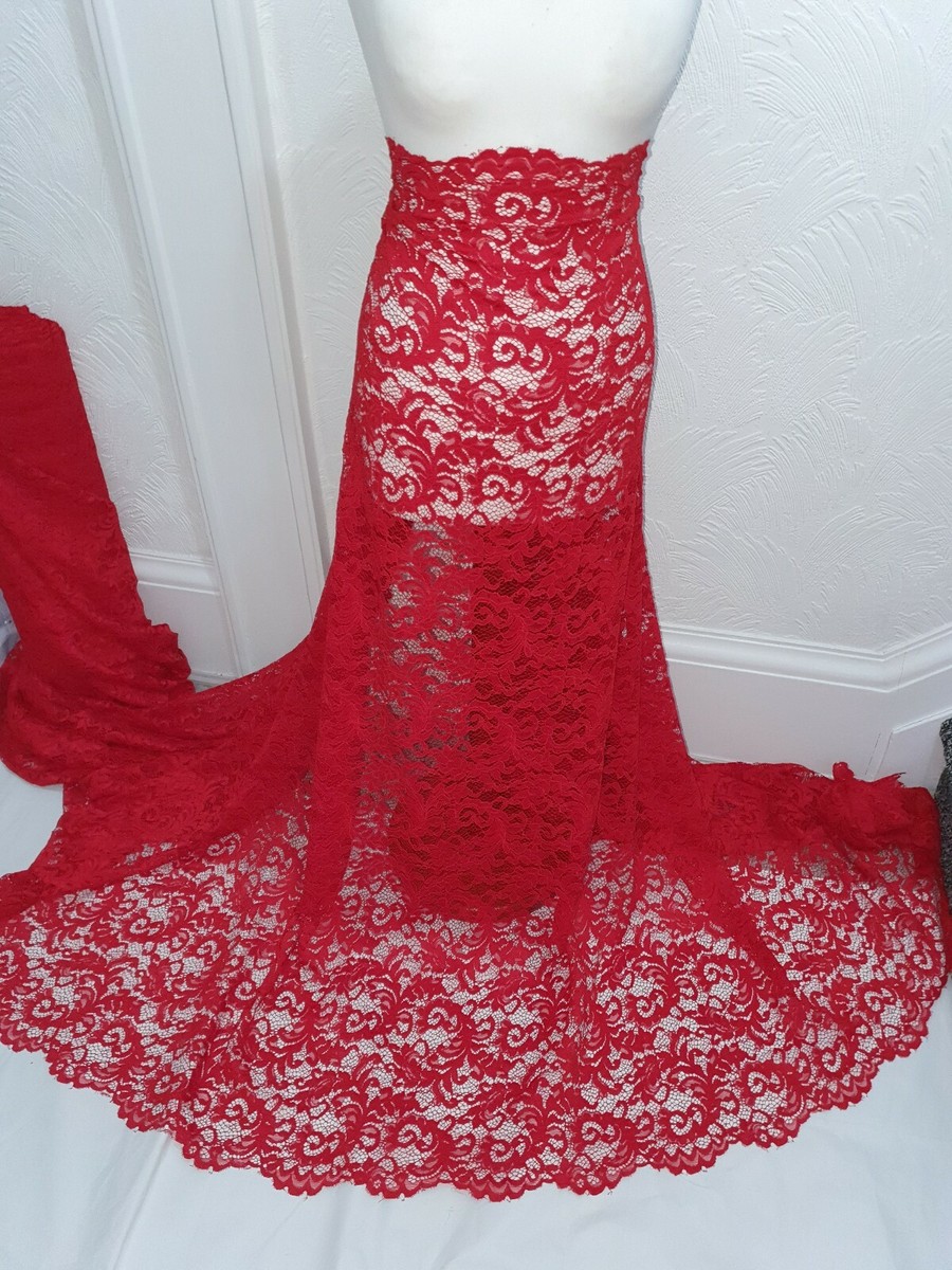 chinese dress ladies Stretchy Lace Material by The Yard main image 1