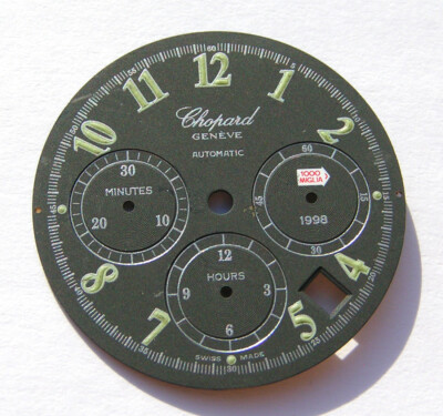 CHOPARD GENEVE 1000 MIGLIA 1998 AUTOMATIC ZIFFERBLATT DIAL BLACK SCHWARZ I083
