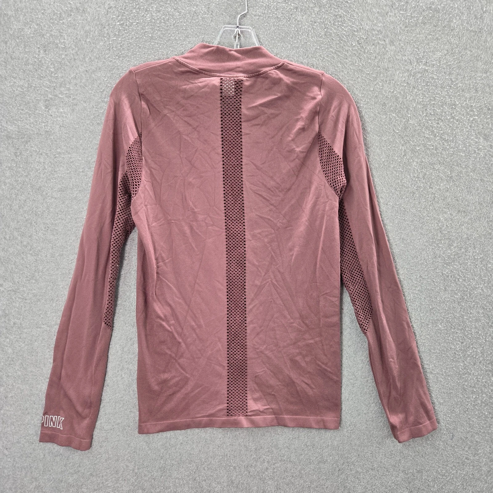 victoria-secret-vs seamless full zip activewear shirt