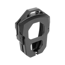 Black Fashion Aluminum Key Fob Cover Case Fit For Jeep Wrangler 2007-2018 JK